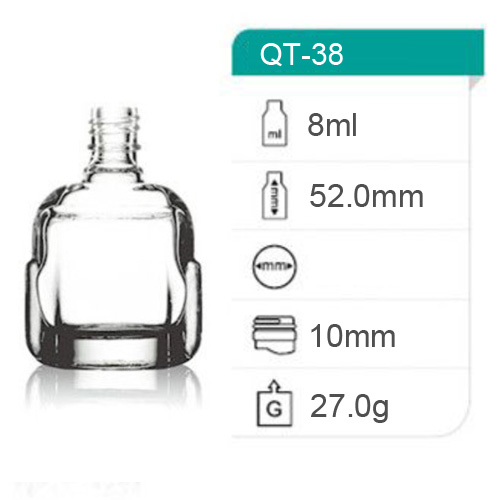NAIL POLISH GLASS BOTTLE
