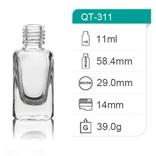 NAIL POLISH GLASS BOTTLE
